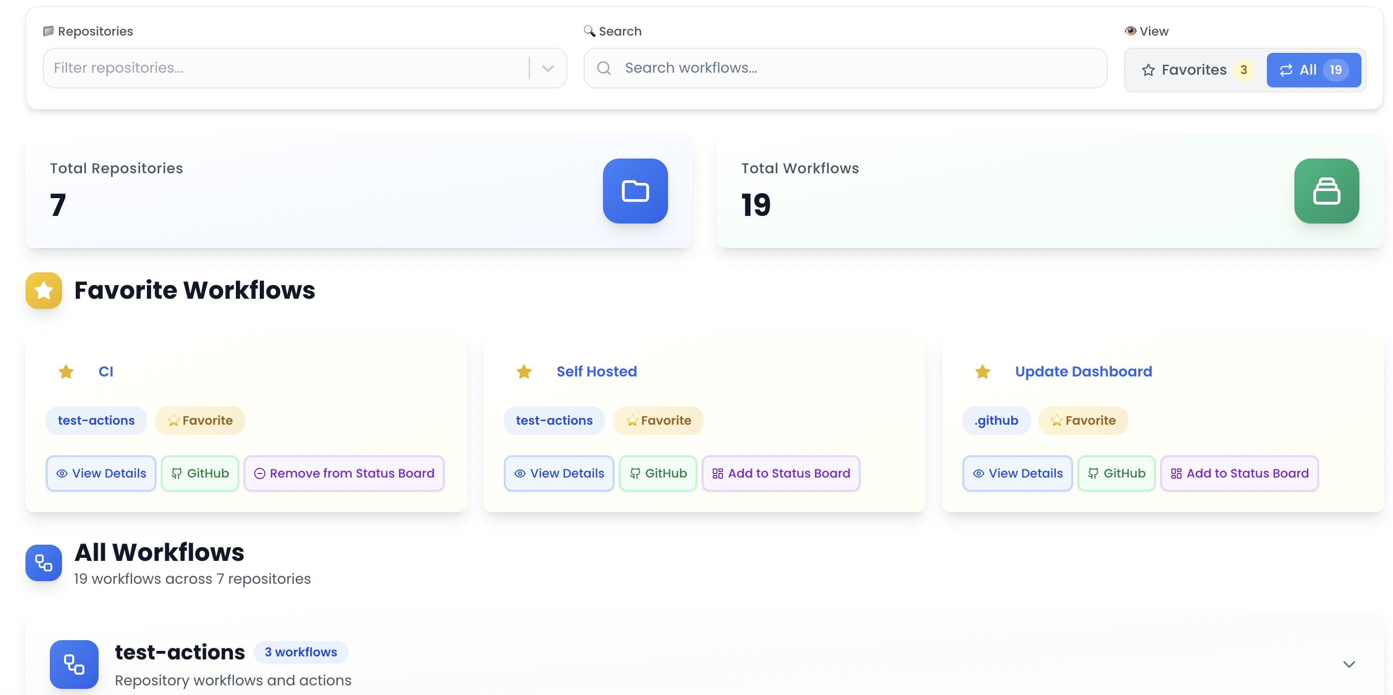 Workflow Management Dashboard Preview